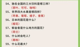 小学生百科常识100题，四年级的探索之旅